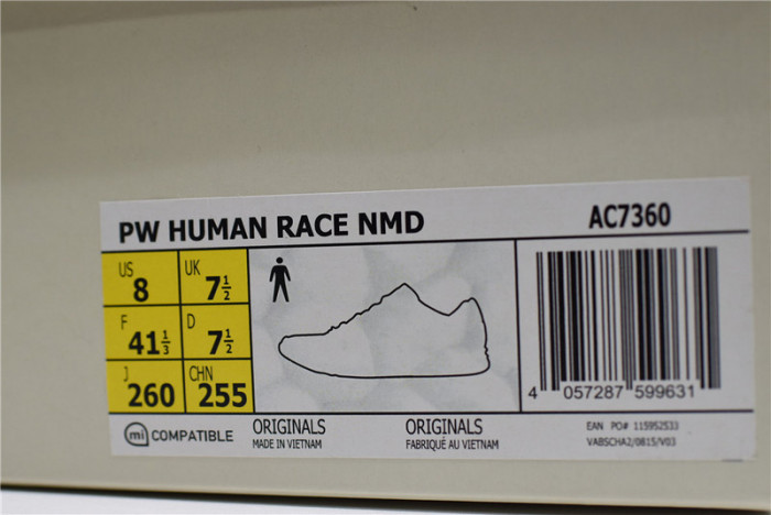 pharrell x  mens nmd hu trail bold yellow-footwear white ac7360